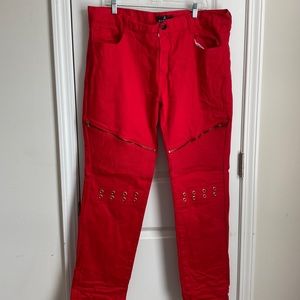 Red ape jeans